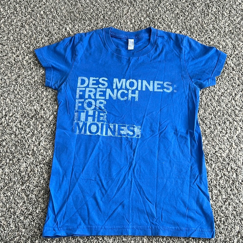 Raygun American Apparel Des Moines T Shirt, Medium